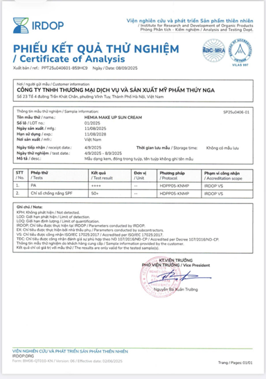 HEMIA MAKE UP SUN CREAM – khi doanh nghiệp chọn minh bạch là cách bảo vệ người tiêu dùng- Ảnh 3.