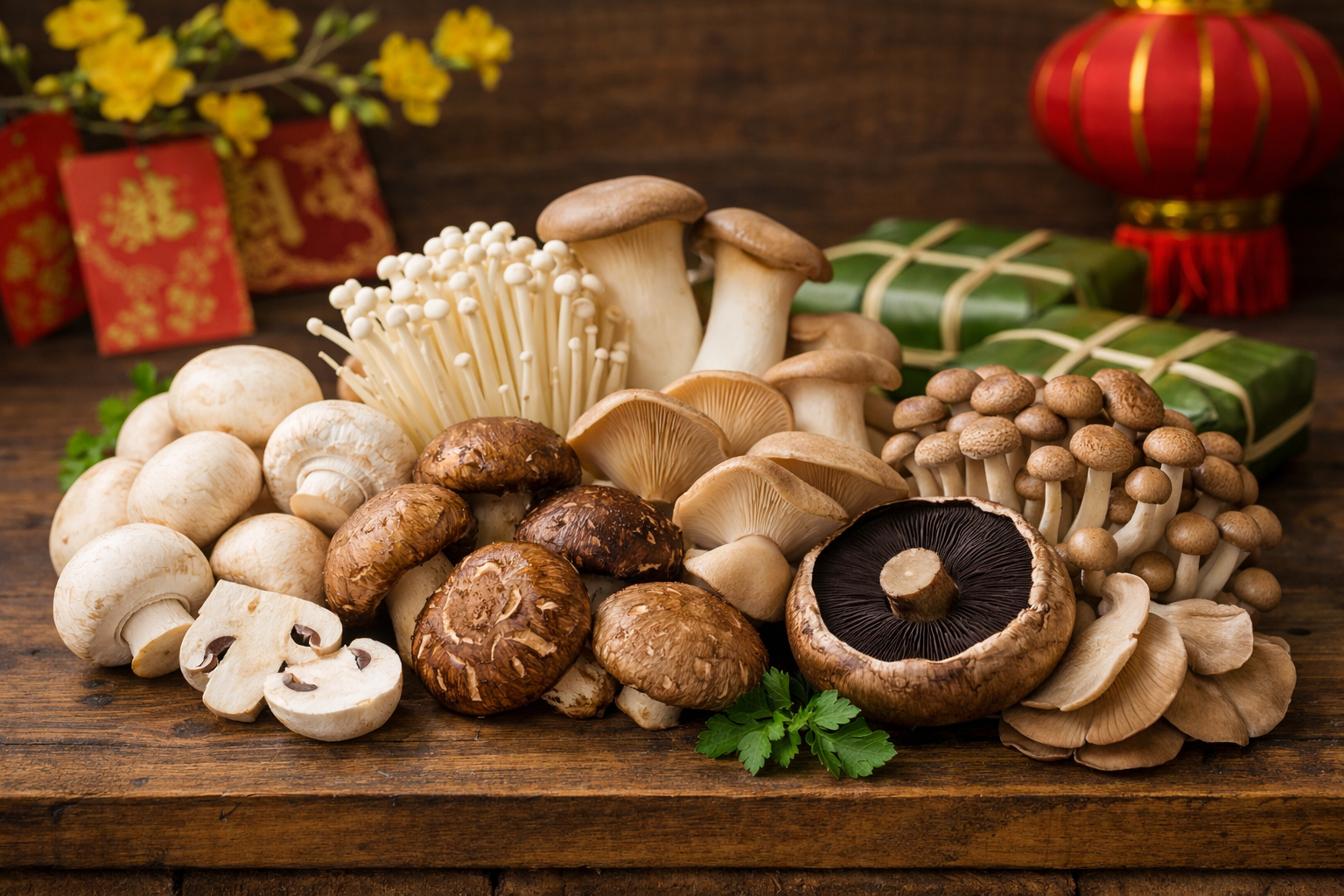 Vì sao nấm nên có mặt trên mâm cơm ngày Tết?- Ảnh 1. Vì sao nấm nên có mặt trên mâm cơm ngày Tết?- Ảnh 1.