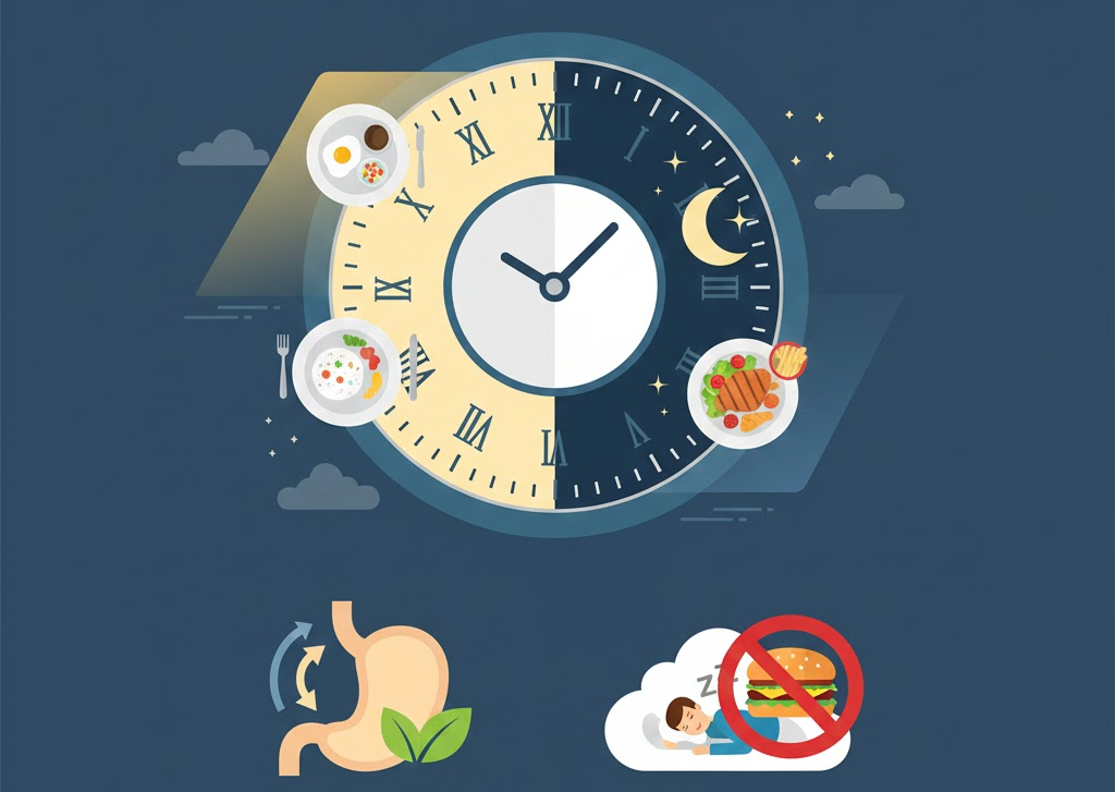 Thời điểm 'vàng' ăn bữa tối theo nhịp sinh học tốt cho tiêu hóa và giấc ngủ- Ảnh 1.