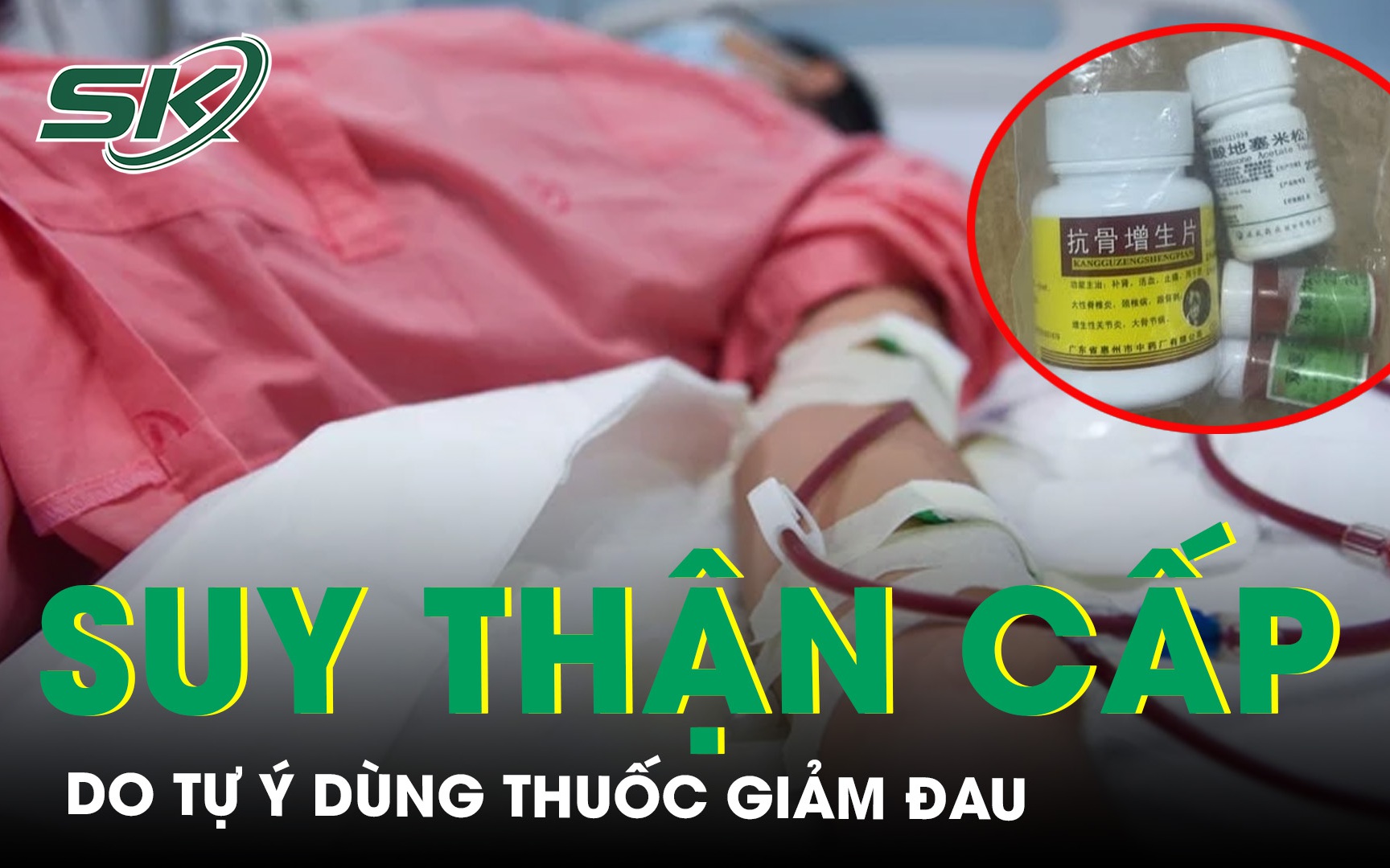 Suy thận cấp do tự ý dùng thuốc giảm đau
