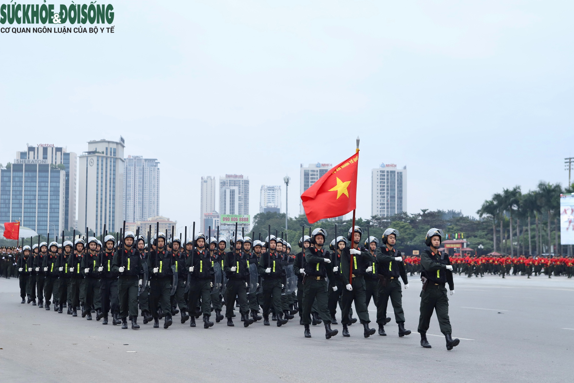 Hà Nội bảo đảm TTATGT phục vụ diễn tập bảo vệ Đại hội XIV- Ảnh 11.