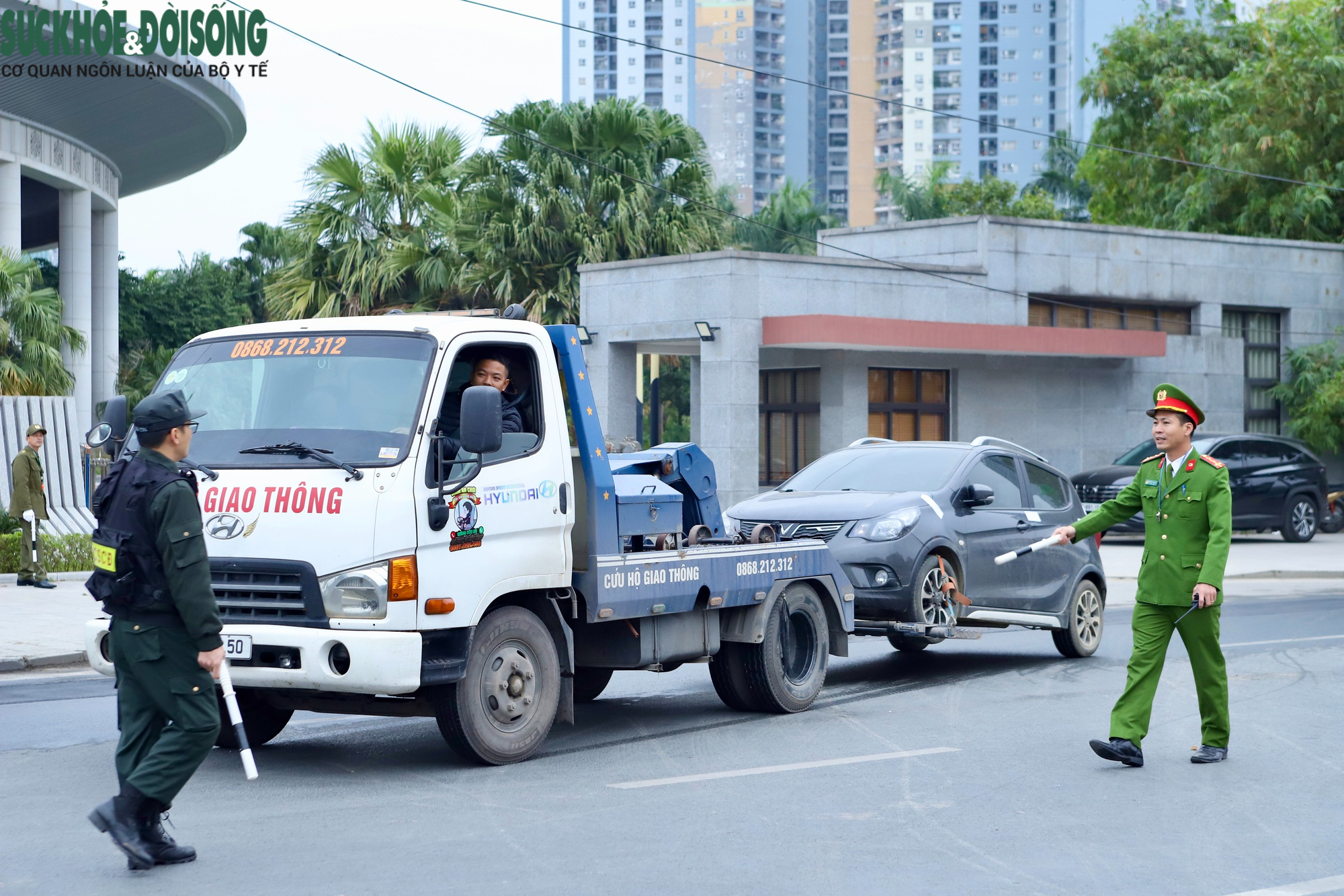 Hà Nội bảo đảm TTATGT phục vụ diễn tập bảo vệ Đại hội XIV- Ảnh 4.