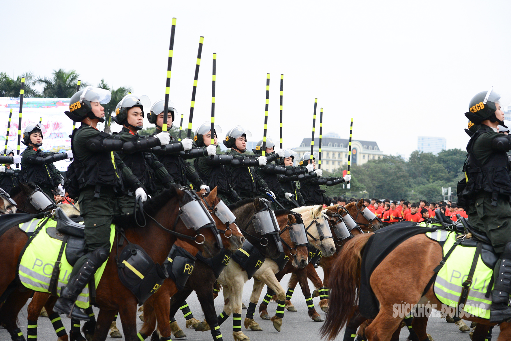 Công an diễn tập phương án bảo vệ Đại hội Đảng- Ảnh 9.