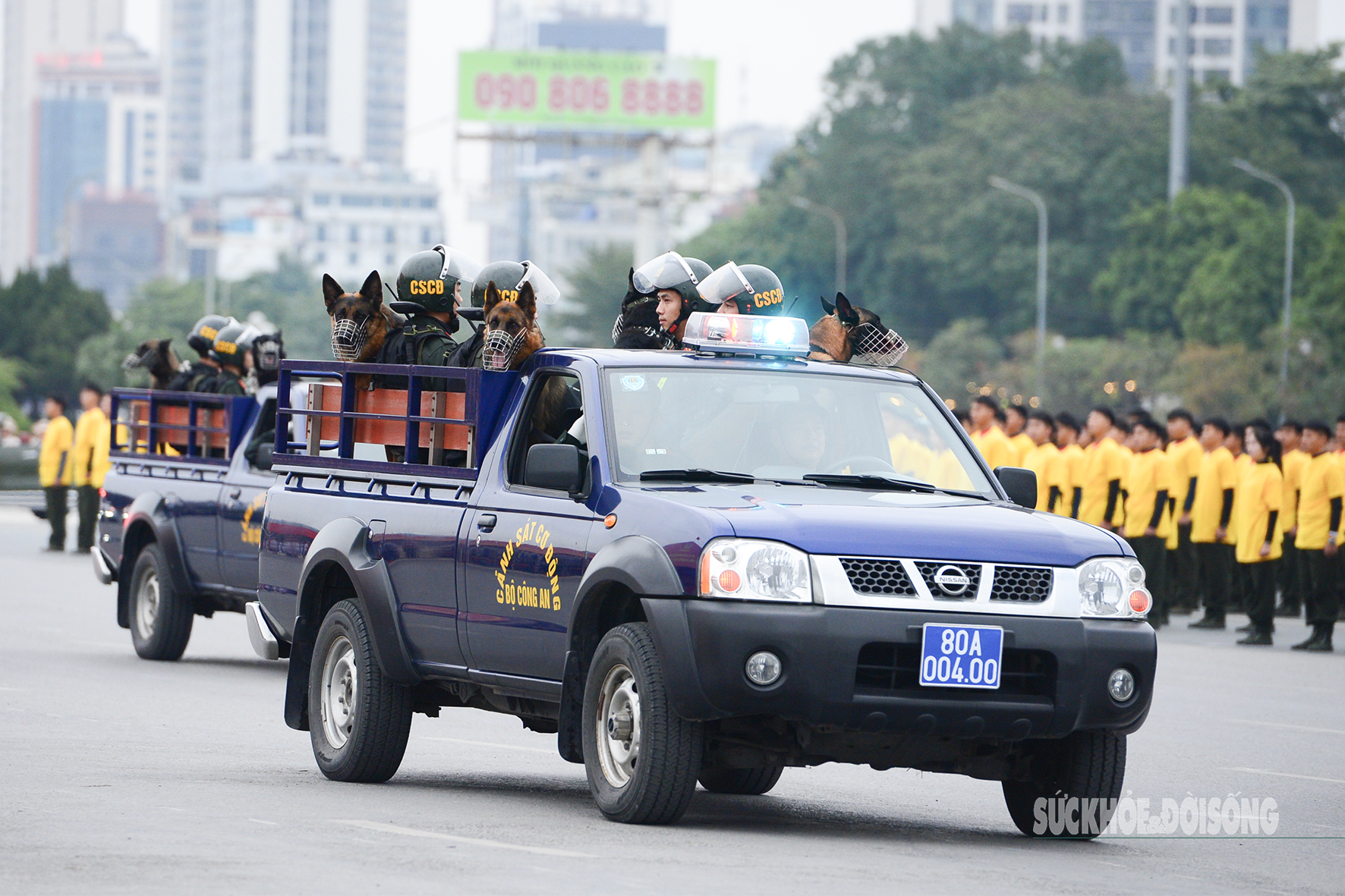 Công an diễn tập phương án bảo vệ Đại hội Đảng- Ảnh 14.