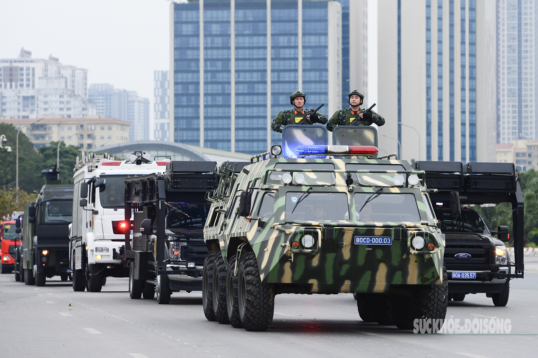 Công an diễn tập phương án bảo vệ Đại hội Đảng- Ảnh 5.