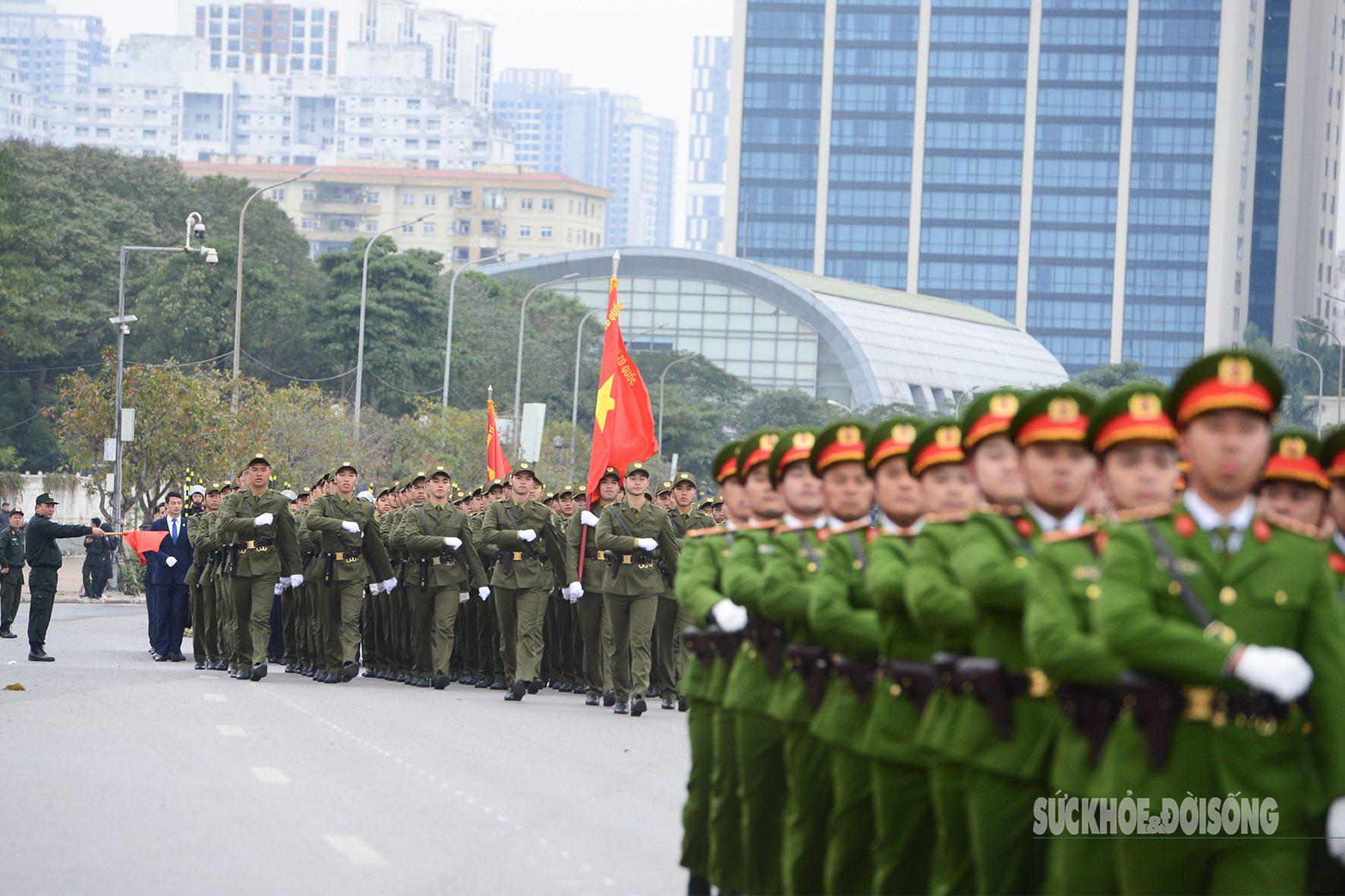 Công an diễn tập phương án bảo vệ Đại hội Đảng- Ảnh 7.