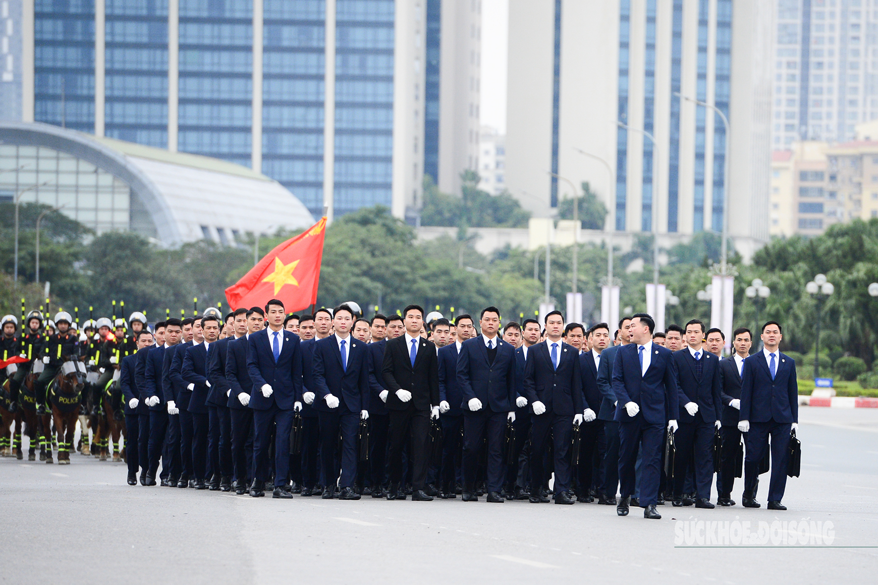 Công an diễn tập phương án bảo vệ Đại hội Đảng- Ảnh 4.