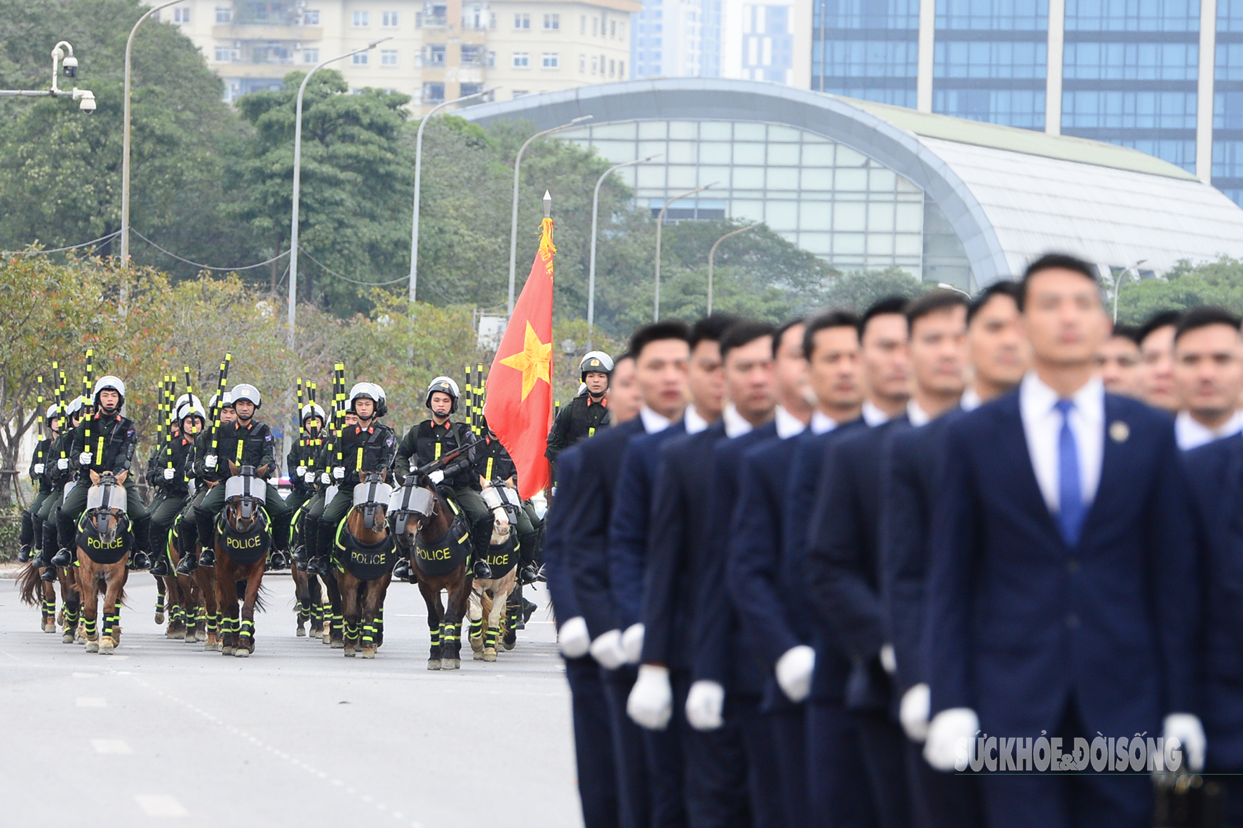 Công an diễn tập phương án bảo vệ Đại hội Đảng- Ảnh 8.