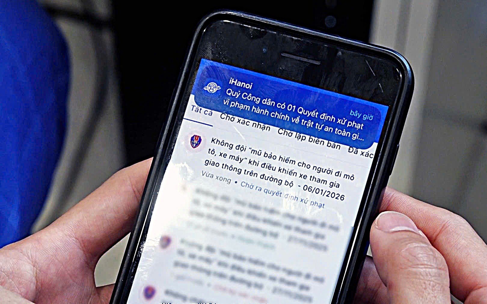Hà Nội: Người dân có thể tự tra cứu và nộp phạt vi phạm giao thông trên iHanoi