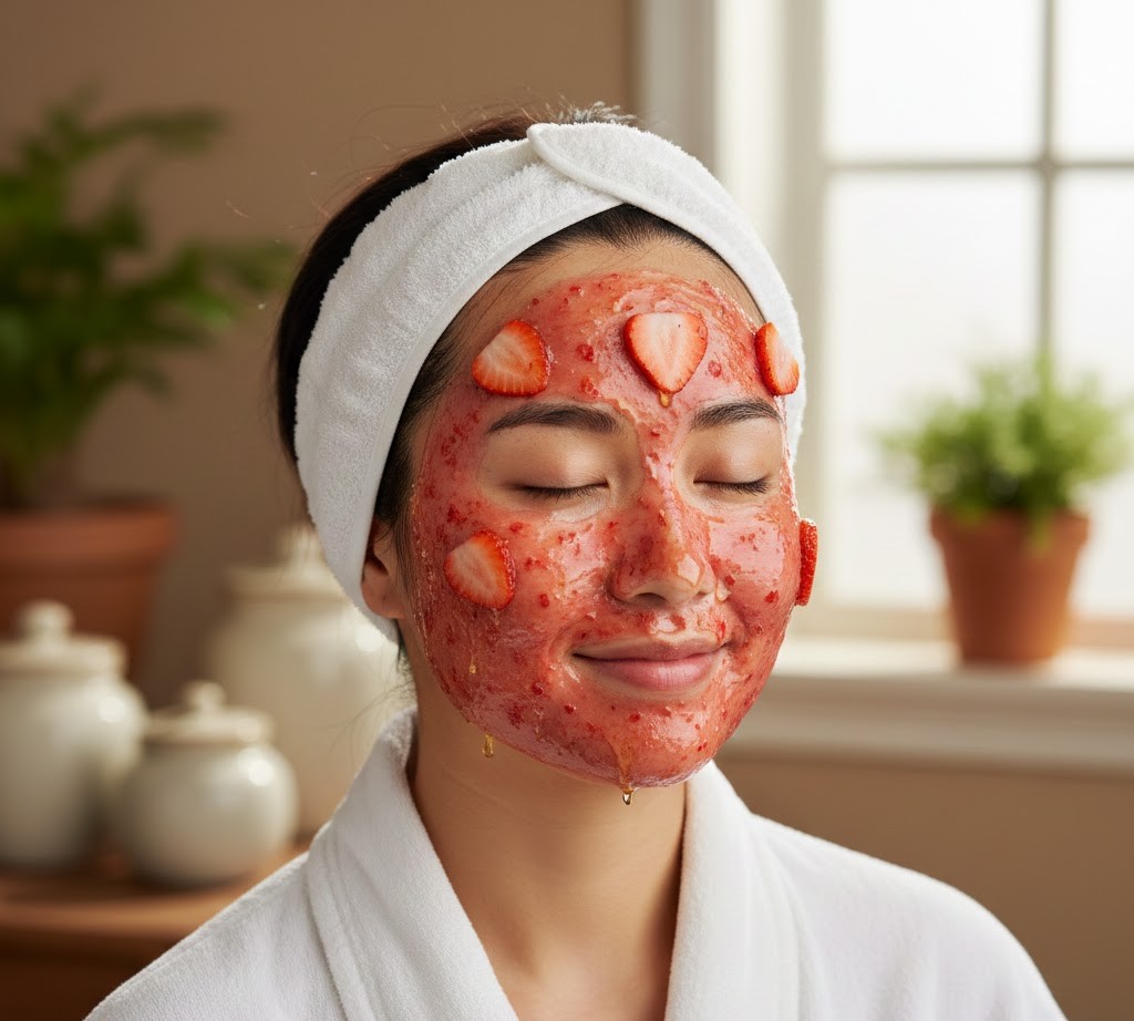 4 công thức từ quả dâu tây giúp chăm sóc da tại nhà trong ngày lạnh- Ảnh 1.