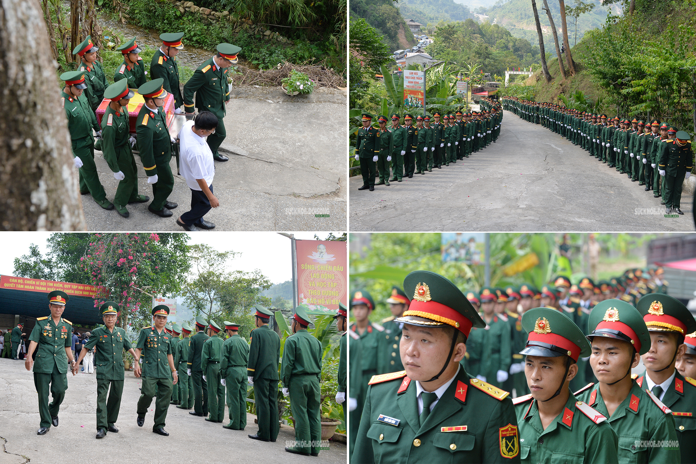 Gallery - Xúc động nghẹn ngào tiễn 93 hài cốt liệt sĩ trở về Vị Xuyên - image 4