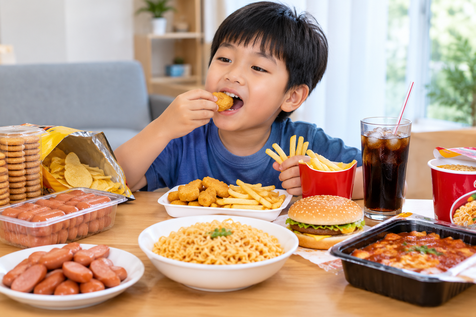 Thực phẩm siêu chế biến ảnh hưởng thế nào đến sự phát triển của trẻ?- Ảnh 2.