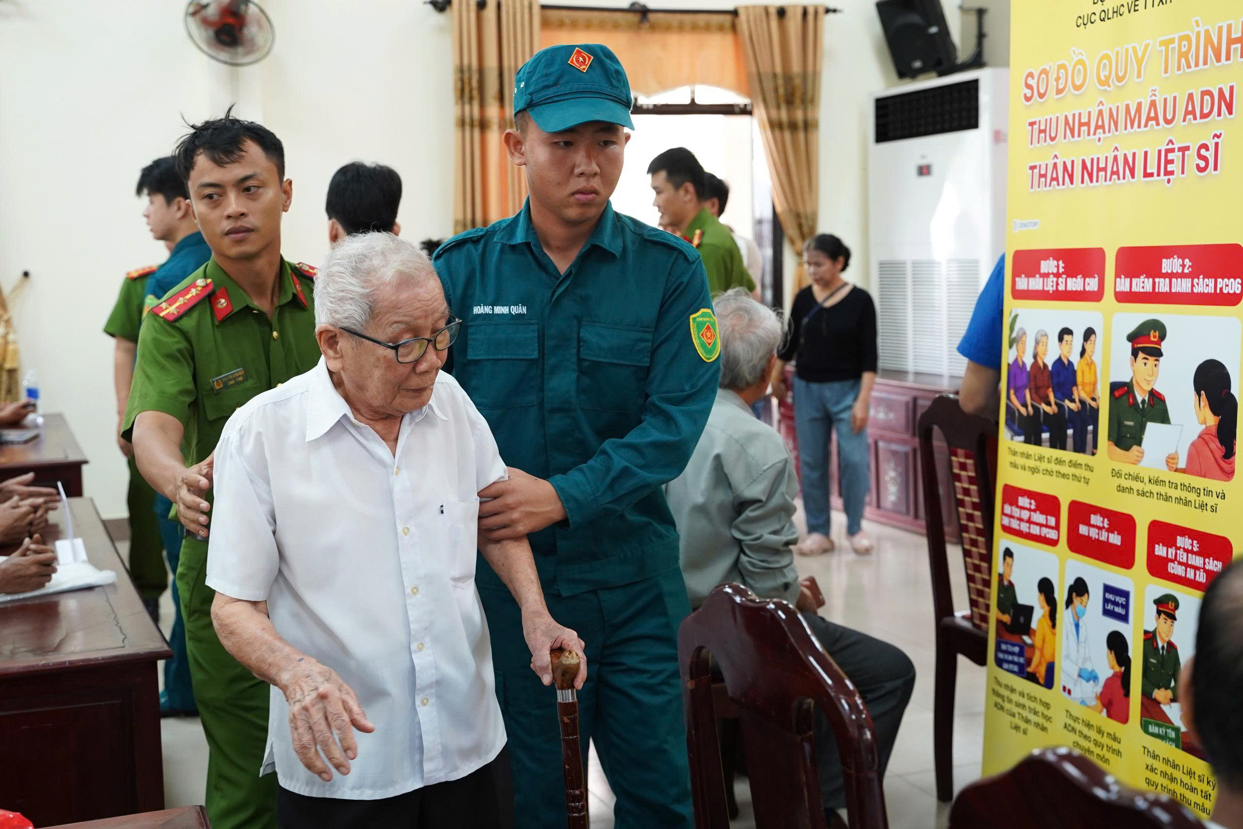 Lấy mẫu ADN, tiếp nối hành trình tìm lại tên các anh hùng liệt sĩ- Ảnh 5.