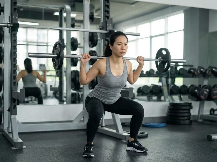 Tập squat nhiều, đùi có bị to? - Ảnh 1.