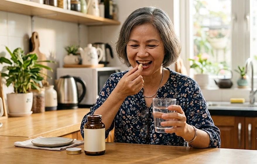 Uống vitamin tổng hợp có giúp giảm nguy cơ loãng xương sau mãn kinh? - Ảnh 1.