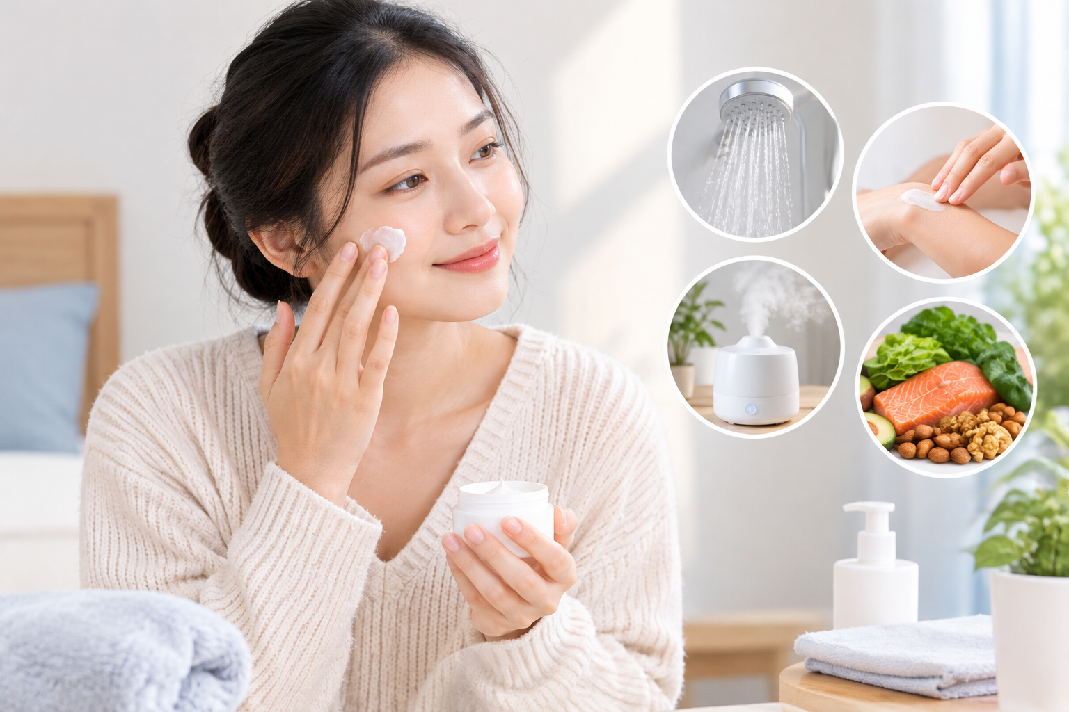 Cách chăm sóc da khô ngứa khi trời hanh khô - Ảnh 2.