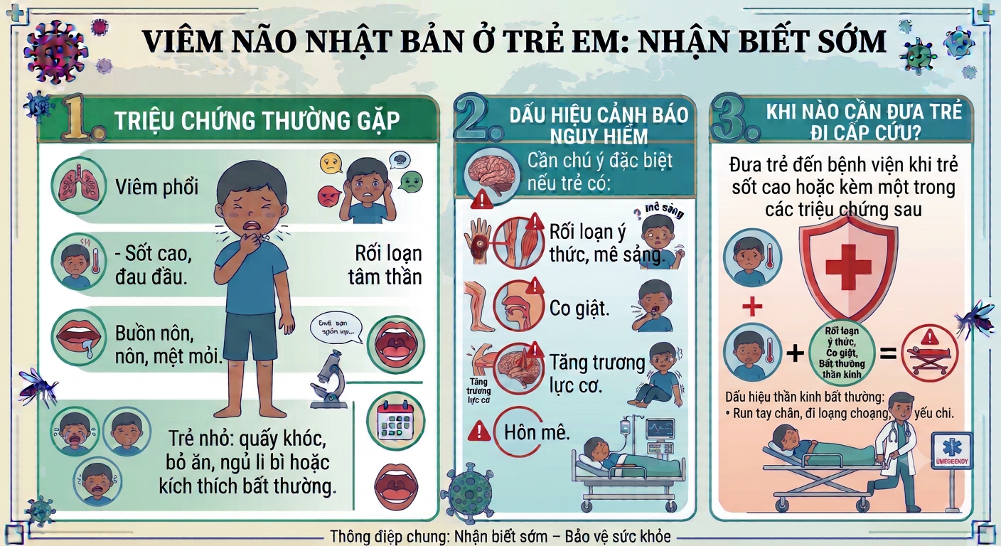 Viêm não Nhật Bản ở trẻ em: Nhận biết sớm, phòng ngừa biến chứng nguy hiểm - Ảnh 3.