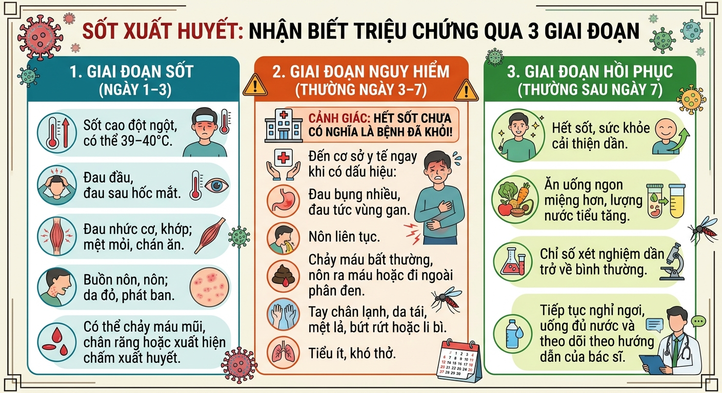 Sốt xuất huyết: Nhận biết dấu hiệu cảnh báo, phòng ngừa biến chứng nguy hiểm - Ảnh 3.