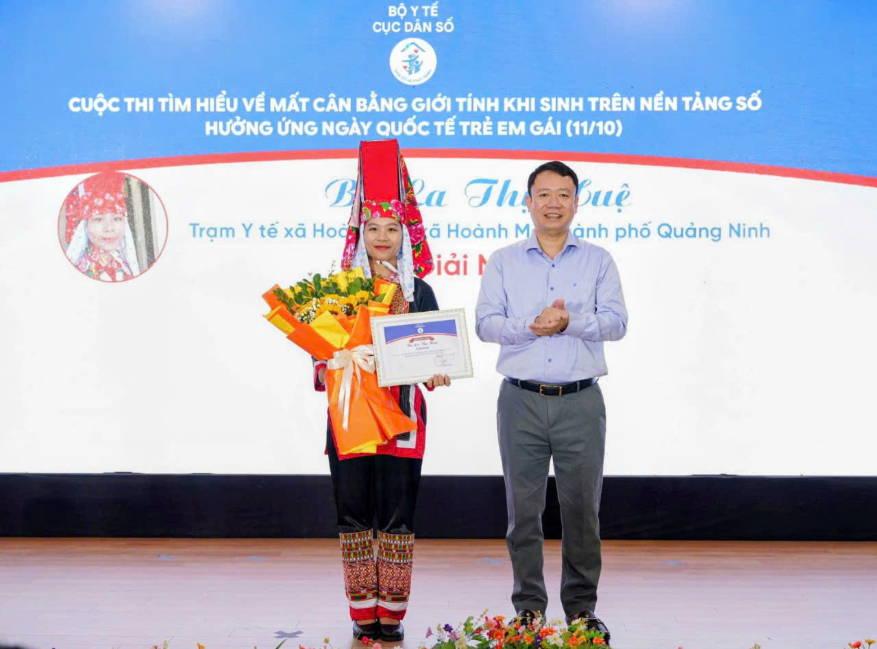 Bộ Y tế trao giải Cuộc thi Tìm hiểu về mất cân bằng giới tính khi sinh - Ảnh 4.