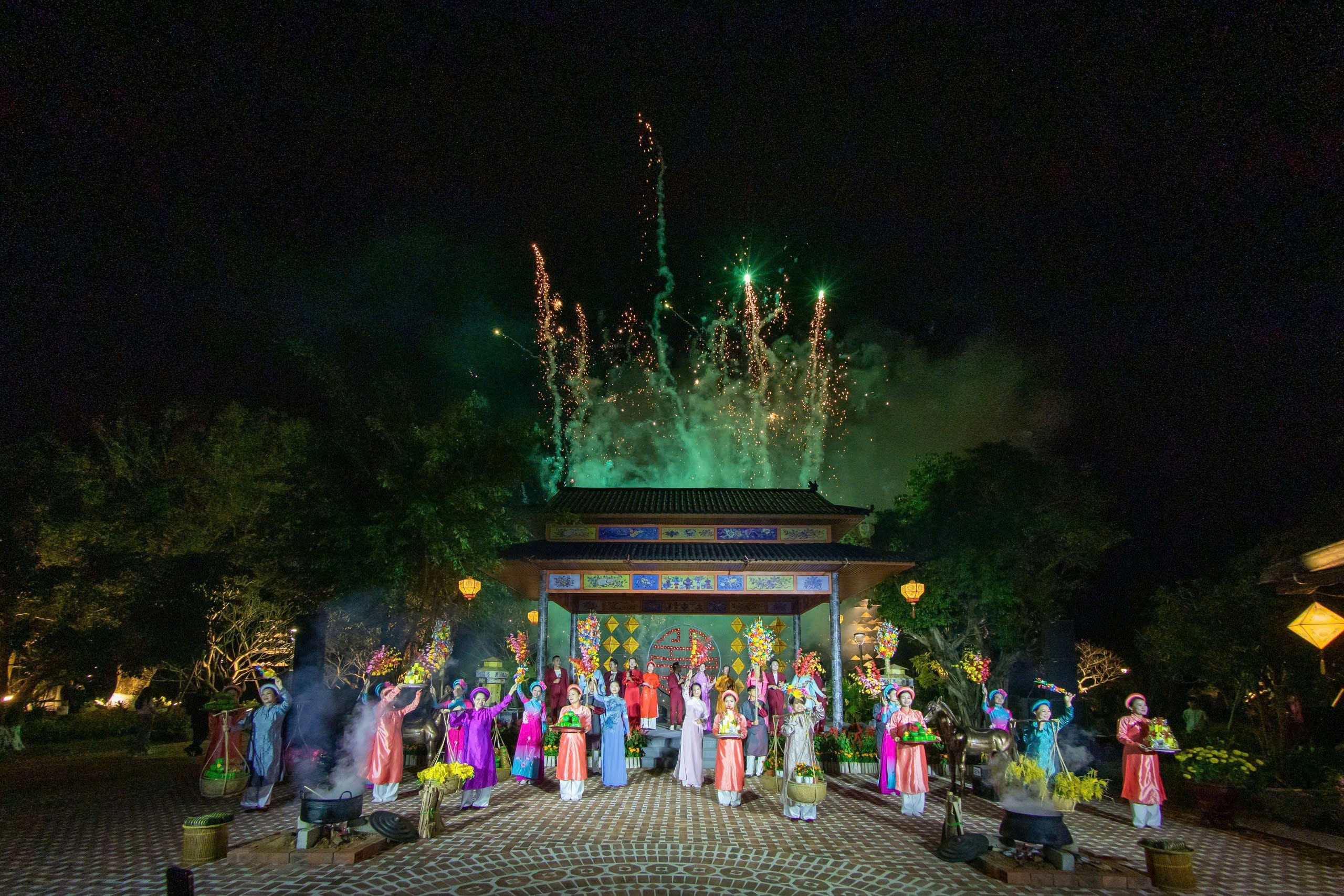 'Tết Hoàng cung' gợi nhớ hương sắc Tết cổ truyền - Ảnh 8.