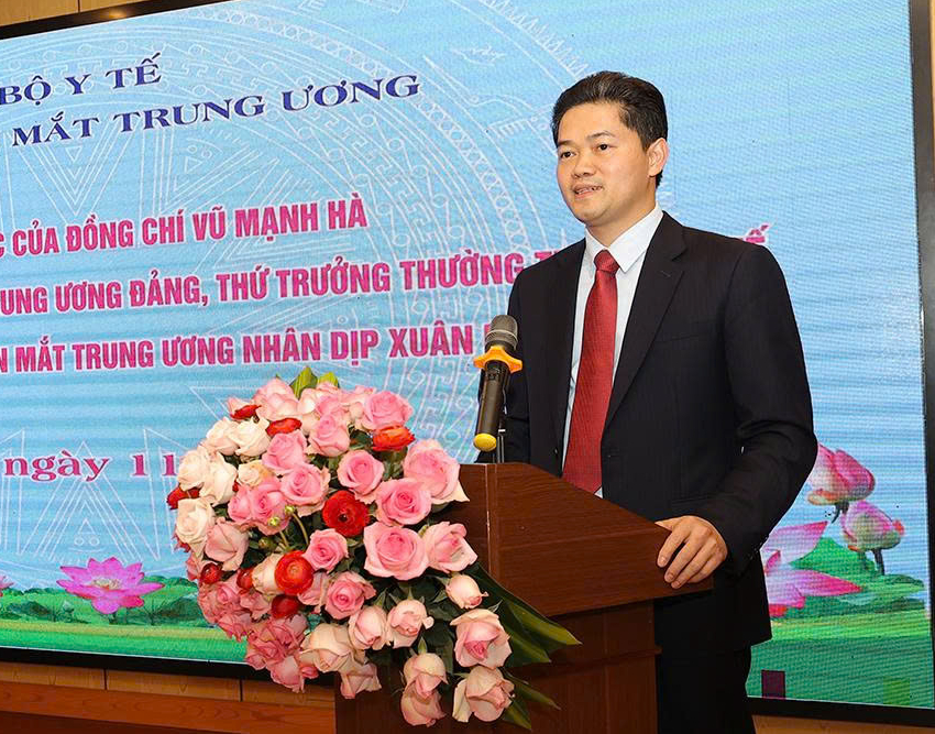 Thứ trưởng Thường trực Vũ Mạnh Hà thăm, chúc Tết, kiểm tra công tác khám chữa bệnh tại Bệnh viện Nhi và Mắt TW- Ảnh 10.