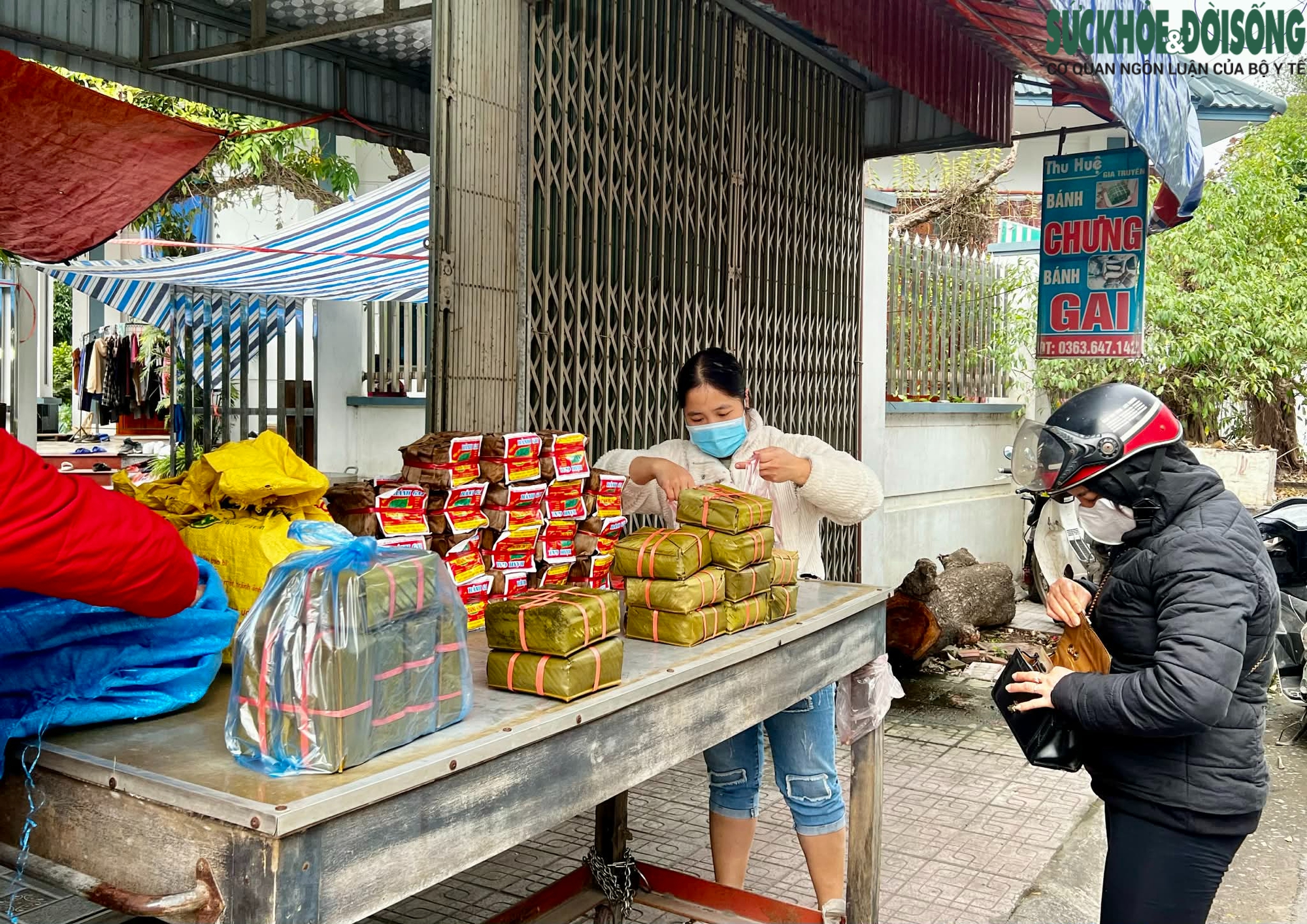 Bánh chưng cầu Báng giữ hồn Tết quê lúa- Ảnh 1.