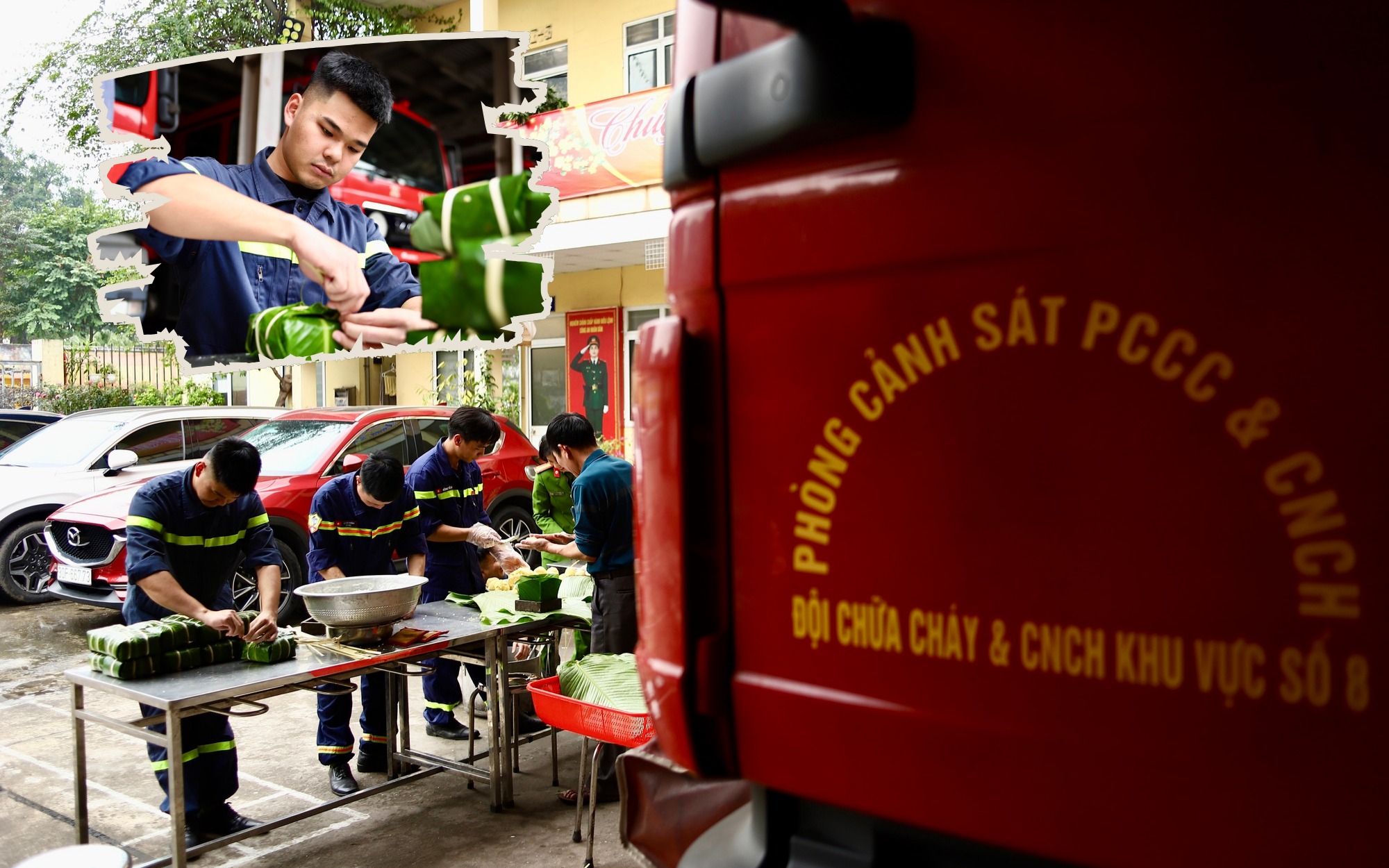 Giải cứu 3 người mắc kẹt trong vụ cháy rạng sáng 29 Tết ở Hà Nội- Ảnh 1.