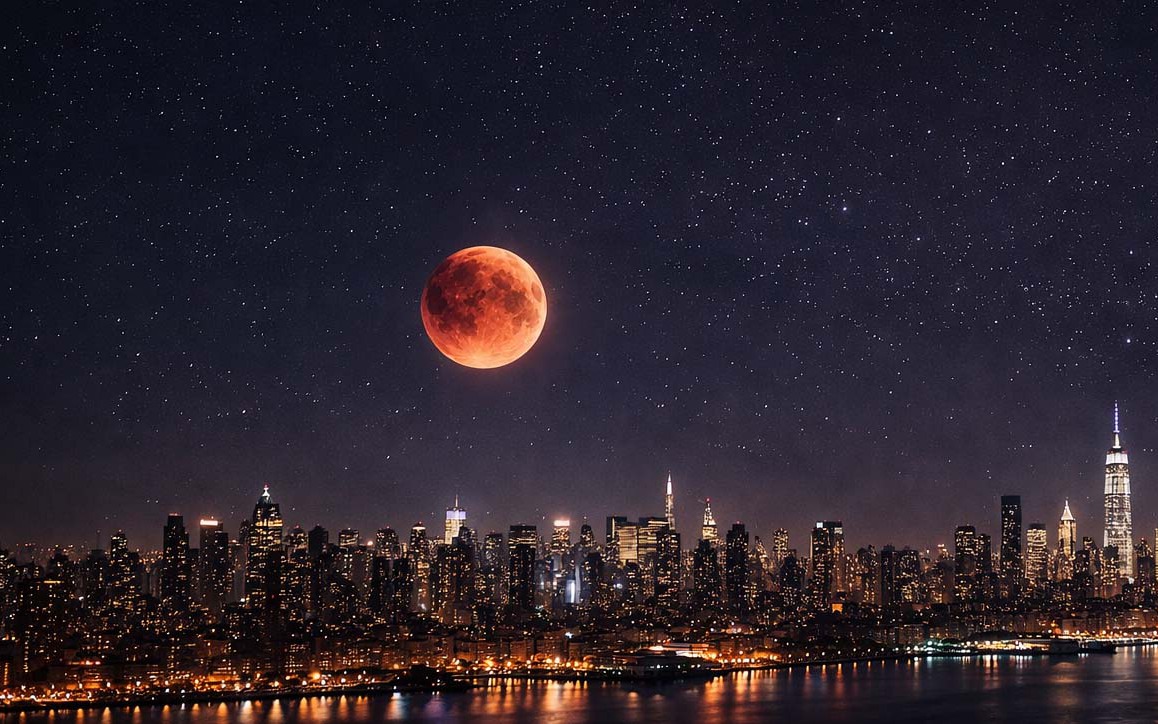 Hướng dẫn quan sát Mặt Trăng màu đỏ thẫm sau Tết Nguyên đán