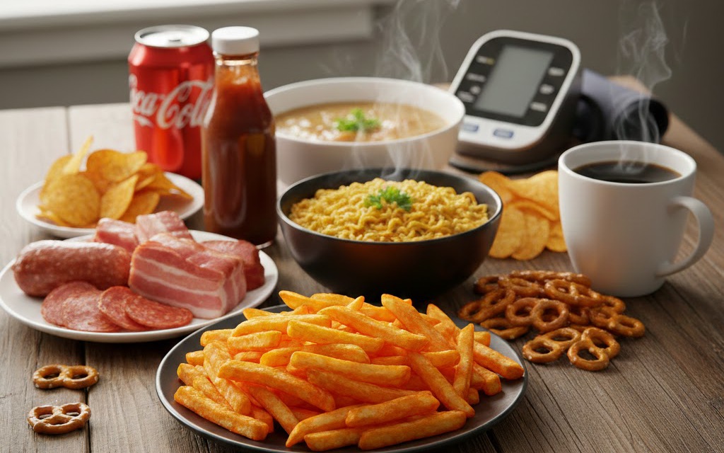 Tăng huyết áp sau khi ăn, vì sao?