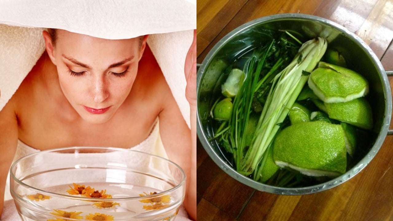 Xông hơi bằng thảo dược lấy lại làn da tươi sáng, mịn màng sau Tết- Ảnh 1.
