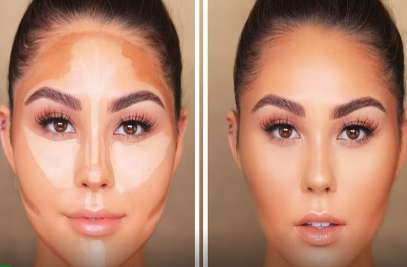 tạo khối khi trang điểm