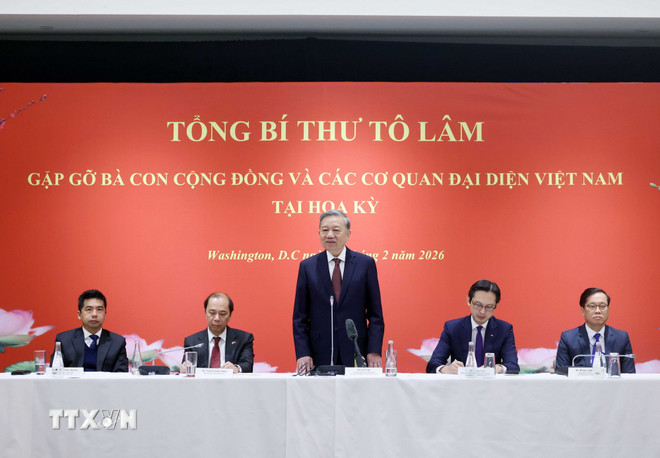 Tổng Bí thư Tô Lâm gặp gỡ bà con cộng đồng người Việt Nam tại Hoa Kỳ- Ảnh 2.