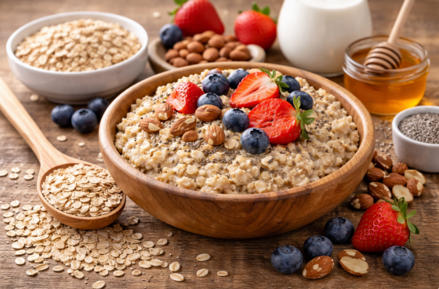 Ăn sáng đúng cách sau tuổi 40: 7 thực phẩm hỗ trợ tim mạch và cơ bắp khỏe mạnh không cần dùng thuốc- Ảnh 1. ăn sáng với yên mạch