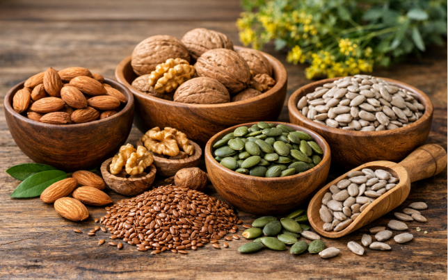 5 loại hạt giàu vi chất giúp giảm rụng tóc, hỗ trợ mọc tóc tự nhiên