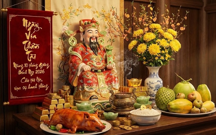 3 khung giờ đẹp nhất cúng vía Thần tài năm 2026 giúp thu hút tài lộc
