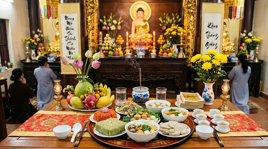 Mâm cúng Rằm tháng Giêng 2026 gồm những gì? Cần bày trí sao cho đúng lễ?- Ảnh 1.