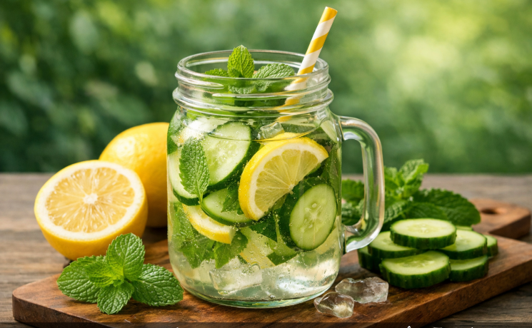 Công thức nước uống buổi sáng thải độc cơ thể và kiểm soát cân nặng- Ảnh 1.