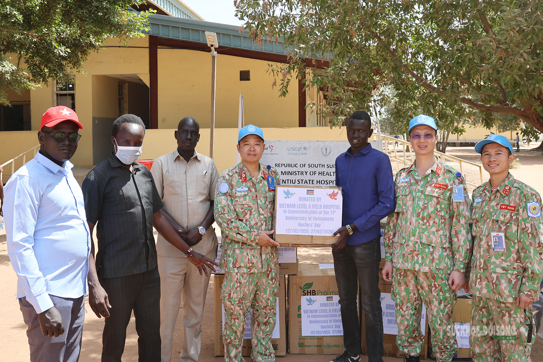 Quân y Việt Nam giữa tuyến đầu Bentiu lan tỏa y đức Ngày 27/2- Ảnh 3.