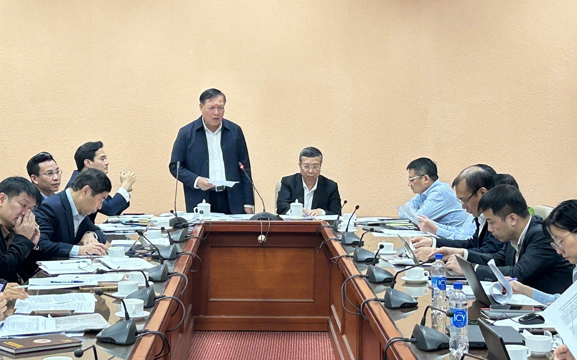 Lãnh đạo 2 Bộ Y tế - Nông nghiệp và Môi trường đồng chủ trì họp liên quan đến đề xuất sửa đổi Nghị định 46