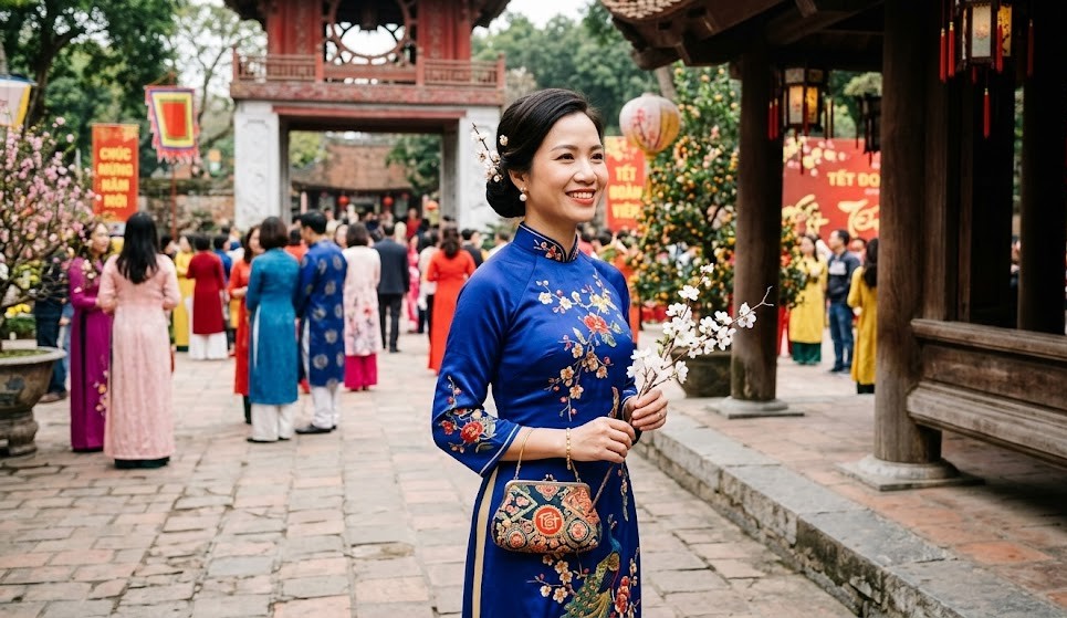 Kiểu tóc đẹp gọn gàng khi du Xuân 2026- Ảnh 1. Kiểu tóc đẹp gọn gàng khi du Xuân 2026- Ảnh 1.