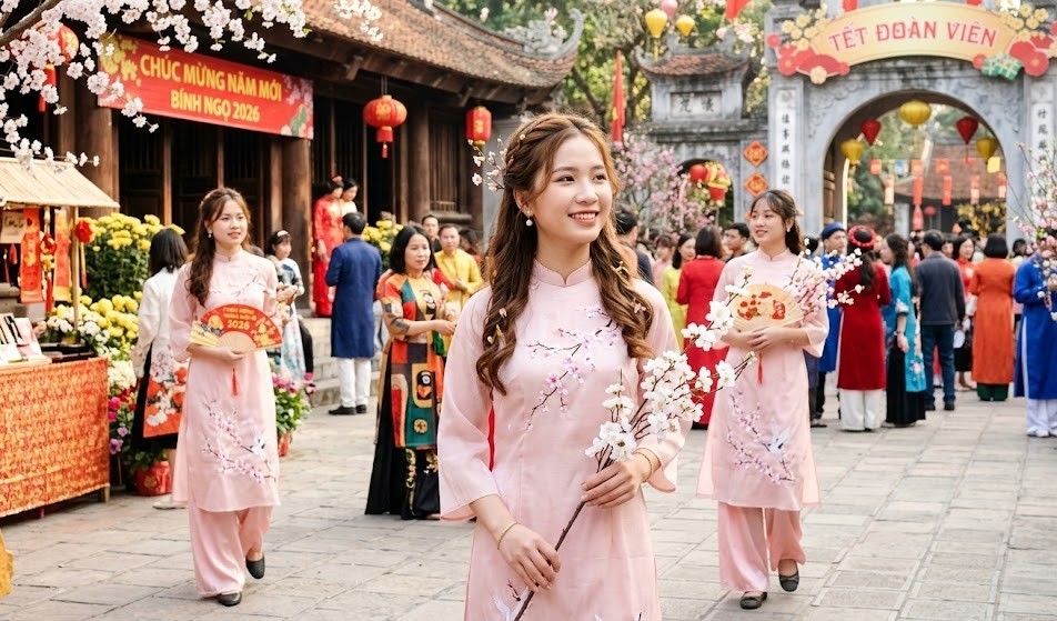 Kiểu tóc đẹp gọn gàng khi du Xuân 2026- Ảnh 2. Kiểu tóc đẹp gọn gàng khi du Xuân 2026- Ảnh 2.