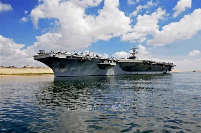 Tàu sân bay Mỹ rời khỏi khu vực gần Iran- Ảnh 1. Tàu sân bay Mỹ rời khỏi khu vực gần Iran- Ảnh 1.