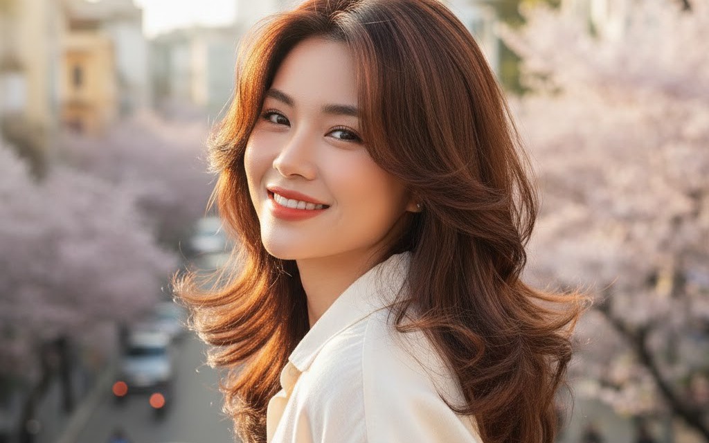 Kiểu tóc đẹp gọn gàng khi du Xuân 2026- Ảnh 3. Xu hướng kiểu tóc đẹp đón Xuân 2026