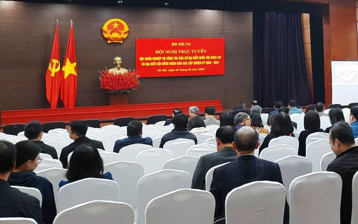 Tập huấn nghiệp vụ bầu cử ĐBQH khóa XVI và HĐND các cấp nhiệm kỳ 2026–2031