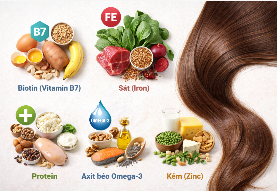 5 dưỡng chất thiết yếu giúp tóc mọc nhanh, chắc khỏe từ gốc đến ngọn- Ảnh 2.