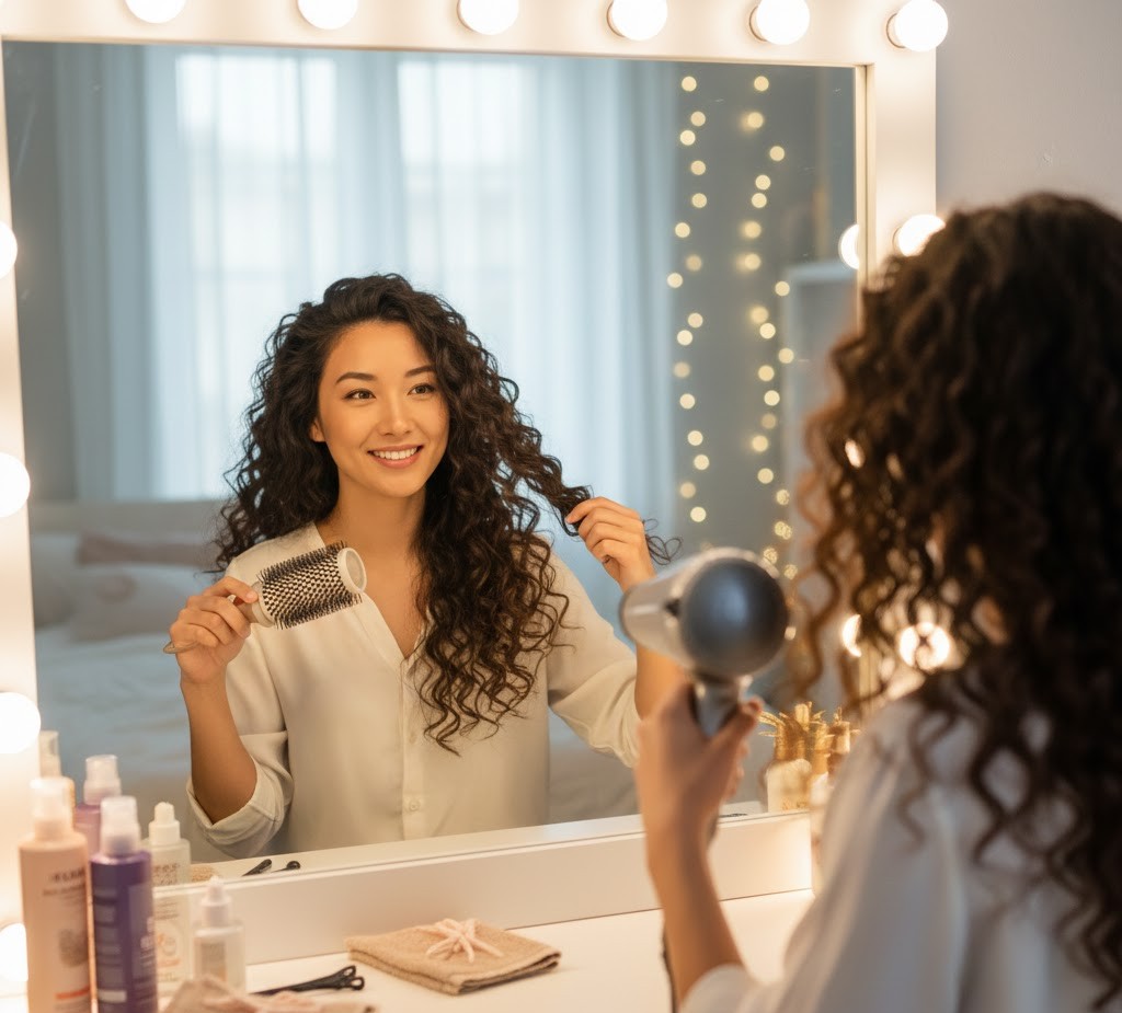 Cách tự sấy tóc đẹp tại nhà cho 3 dáng tóc phổ biến- Ảnh 1.