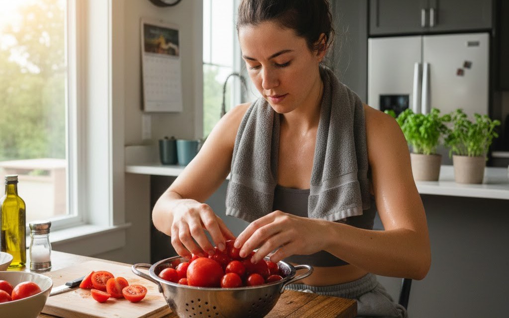 Người tập thể thao có nên ăn cà chua mỗi ngày?