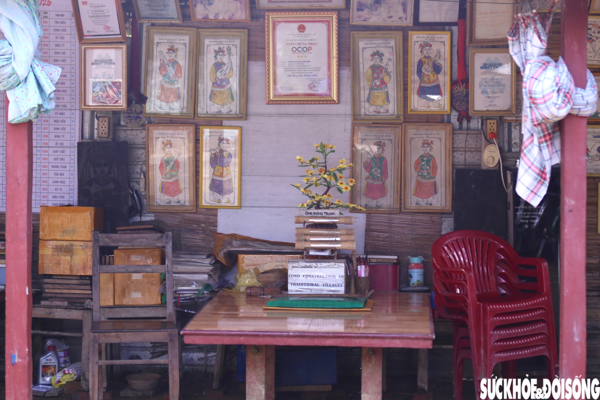 Khám phá tranh dân gian làng Sình xứ Huế- Ảnh 8. Khám phá tranh dân gian làng Sình xứ Huế- Ảnh 8.