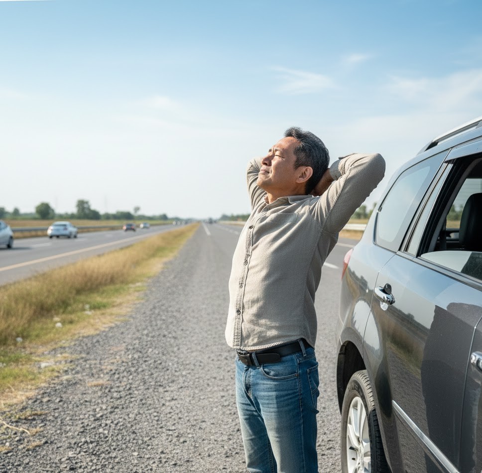 Cách vận động giúp phòng đau lưng, cứng khớp khi ngồi xe nhiều- Ảnh 3.