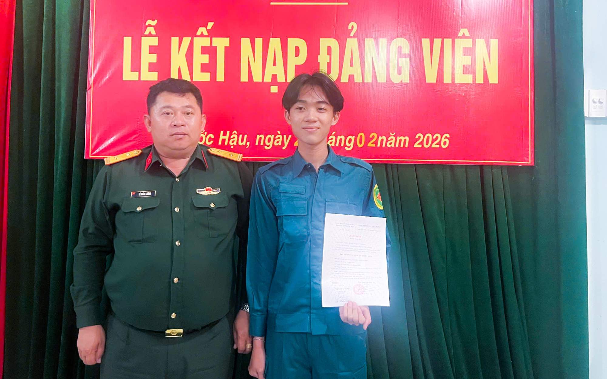 Nhiều đảng viên trẻ ở Khánh Hòa nô nức trước ngày lên đường nhập ngũ